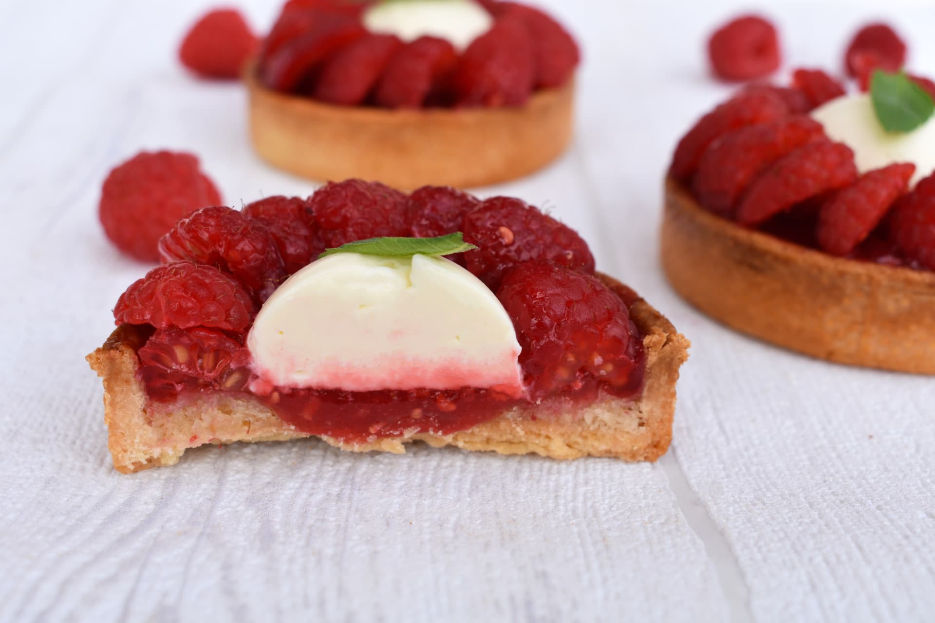 Tarte Framboise-Verveine